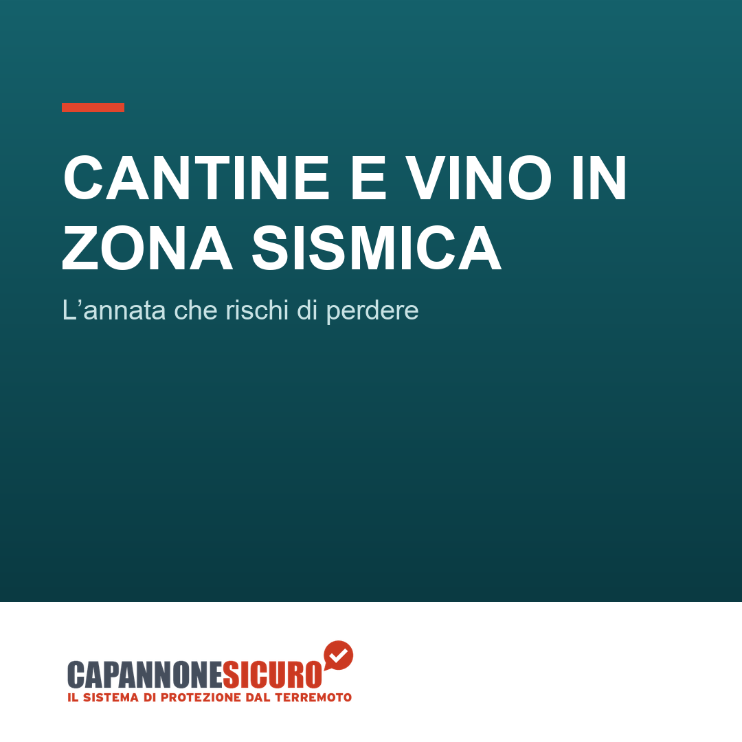 Cantine e vino in zona sismica: serbatoi, barricaie e l’annata che rischi di perdere