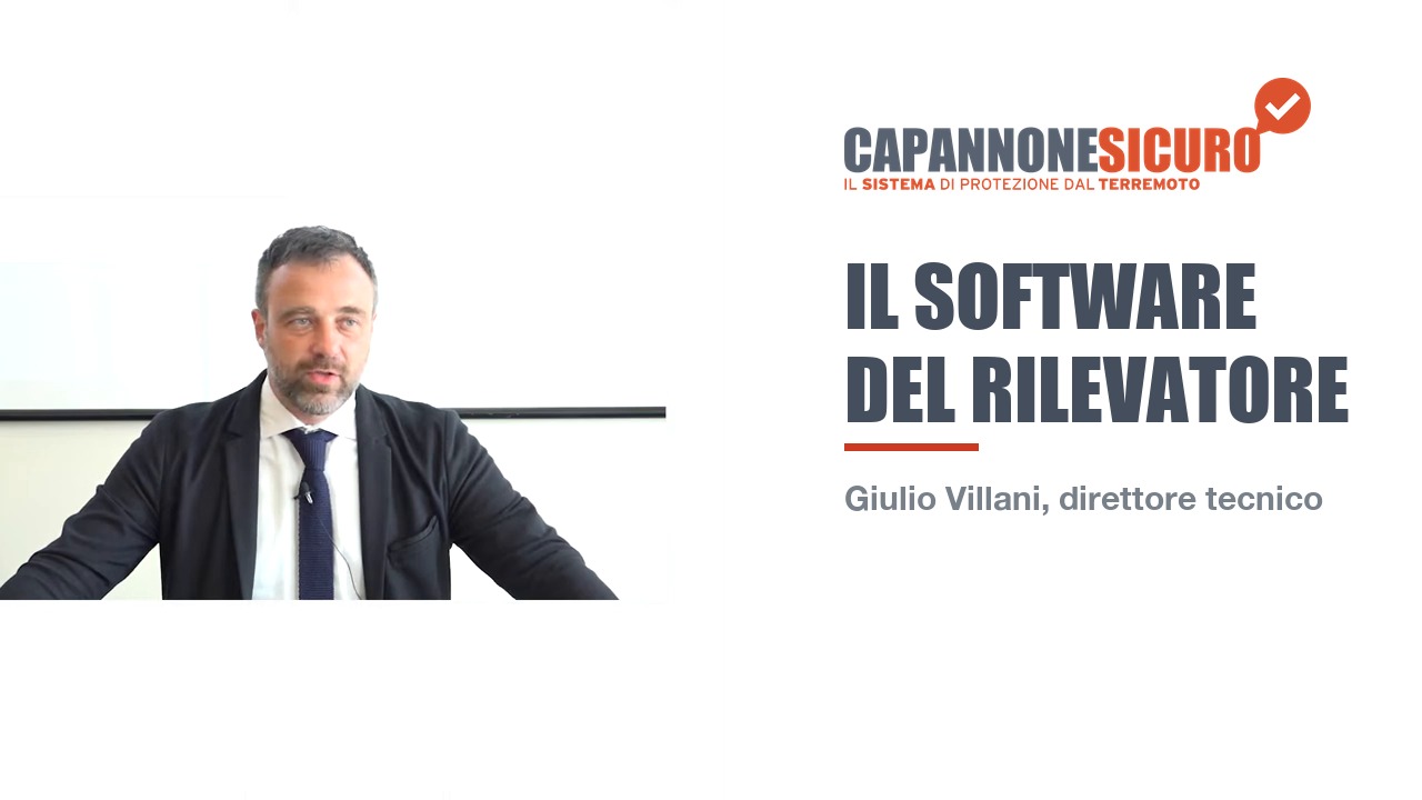 Il software del rilevatore Capannone Sicuro, presentato da Giulio Villani